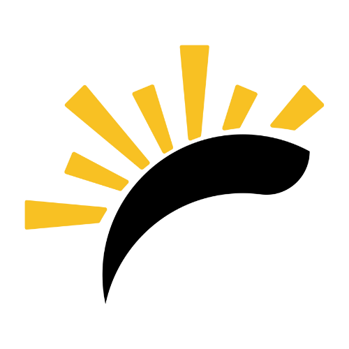 Logo in a shape of a sun